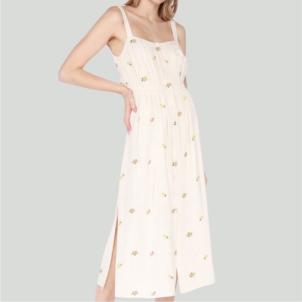 Dex Embroidered Floral Dress
